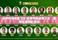 世界杯预选赛下注-世界杯预选赛下注，理性与激情的交织
