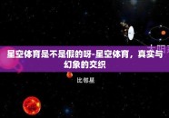 星空体育是不是假的呀-星空体育，真实与幻象的交织