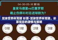 足球世界杯竞猜 彩票-足球世界杯竞猜，彩票背后的激情与策略