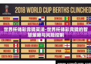 世界杯体彩竞猜买法-世界杯体彩竞猜的智慧策略与风险控制