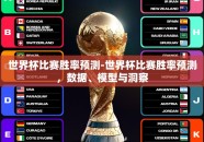 世界杯比赛胜率预测-世界杯比赛胜率预测，数据、模型与洞察