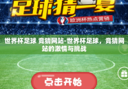 世界杯足球 竞猜网站-世界杯足球，竞猜网站的激情与挑战