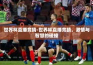 世界杯直播竞猜-世界杯直播竞猜，激情与智慧的碰撞