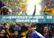 2026世界杯竞猜冠军-2026世界杯，竞猜冠军的激情与猜想