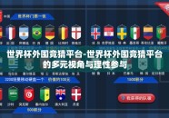 世界杯外围竞猜平台-世界杯外围竞猜平台的多元视角与理性参与