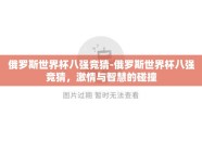 俄罗斯世界杯八强竞猜-俄罗斯世界杯八强竞猜，激情与智慧的碰撞