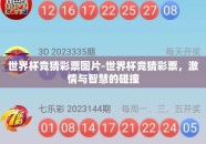 世界杯竞猜彩票图片-世界杯竞猜彩票，激情与智慧的碰撞