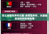 怎么竞猜世界杯比赛-竞猜世界杯，从基础到进阶的实用指南