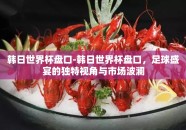 韩日世界杯盘口-韩日世界杯盘口，足球盛宴的独特视角与市场波澜