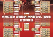 世界杯网址 竞猜网站-世界杯竞猜，激情与智慧的碰撞