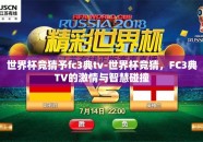 世界杯竞猜予fc3典tv-世界杯竞猜，FC3典TV的激情与智慧碰撞