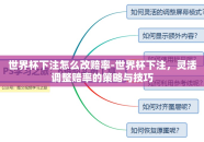 世界杯下注怎么改赔率-世界杯下注，灵活调整赔率的策略与技巧