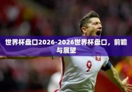 世界杯盘口2026-2026世界杯盘口，前瞻与展望