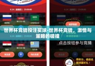 世界杯竞猜投注买球-世界杯竞猜，激情与策略的碰撞