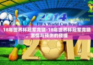 18年世界杯冠军竞猜-18年世界杯冠军竞猜，激情与预测的碰撞