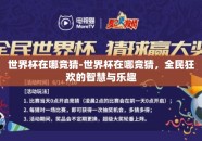 世界杯在哪竞猜-世界杯在哪竞猜，全民狂欢的智慧与乐趣