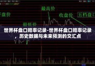 世界杯盘口赔率记录-世界杯盘口赔率记录，历史数据与未来预测的交汇点