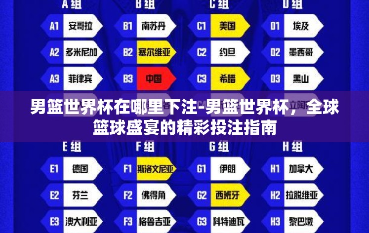 男篮世界杯在哪里下注-男篮世界杯，全球篮球盛宴的精彩投注指南