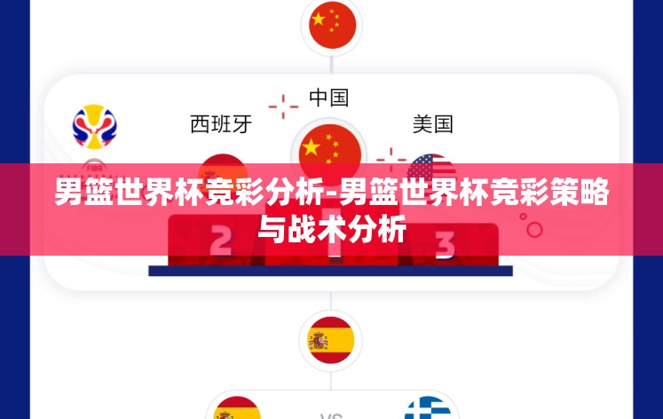 男篮世界杯竞彩分析-男篮世界杯竞彩策略与战术分析