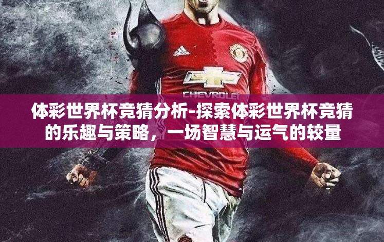 体彩世界杯竞猜分析-探索体彩世界杯竞猜的乐趣与策略，一场智慧与运气的较量