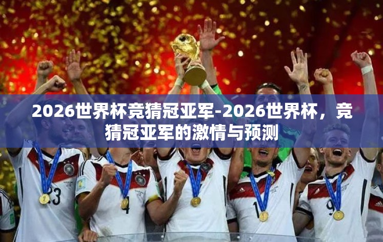 2026世界杯竞猜冠亚军-2026世界杯，竞猜冠亚军的激情与预测