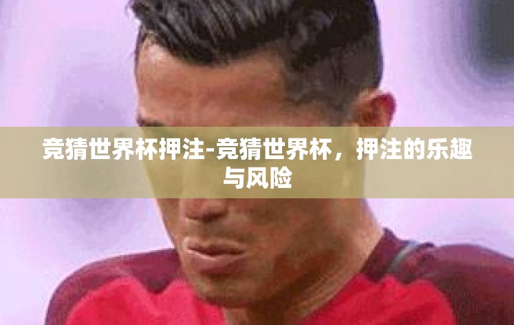 竞猜世界杯押注-竞猜世界杯，押注的乐趣与风险