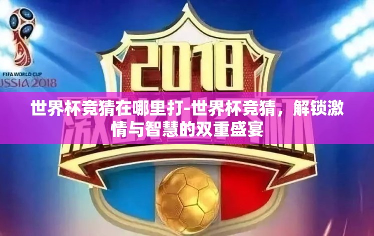 世界杯竞猜在哪里打-世界杯竞猜，解锁激情与智慧的双重盛宴