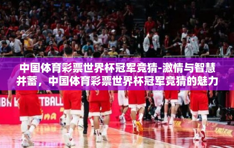 中国体育彩票世界杯冠军竞猜-激情与智慧并蓄，中国体育彩票世界杯冠军竞猜的魅力