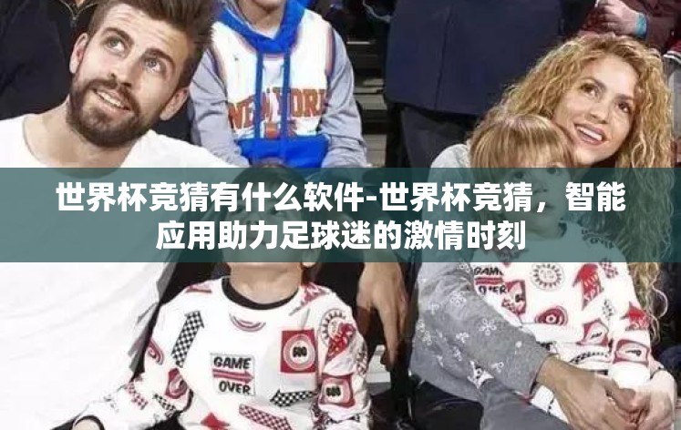 世界杯竞猜有什么软件-世界杯竞猜，智能应用助力足球迷的激情时刻